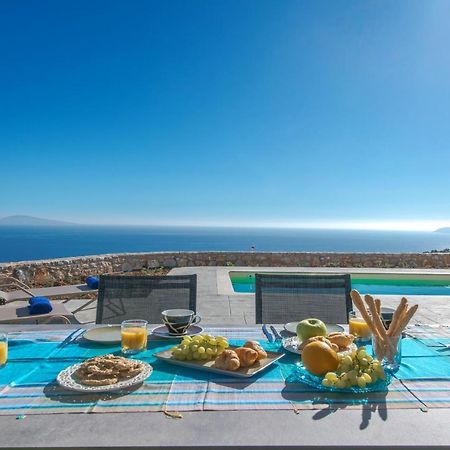 Tranquil Sea View Villa With Private Pool, Just 2Km From The Beach! อาเยียกาลินี ภายนอก รูปภาพ