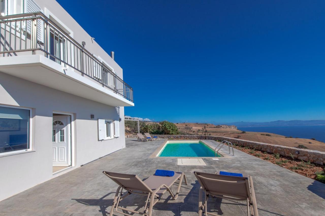 Tranquil Sea View Villa With Private Pool, Just 2Km From The Beach! อาเยียกาลินี ภายนอก รูปภาพ