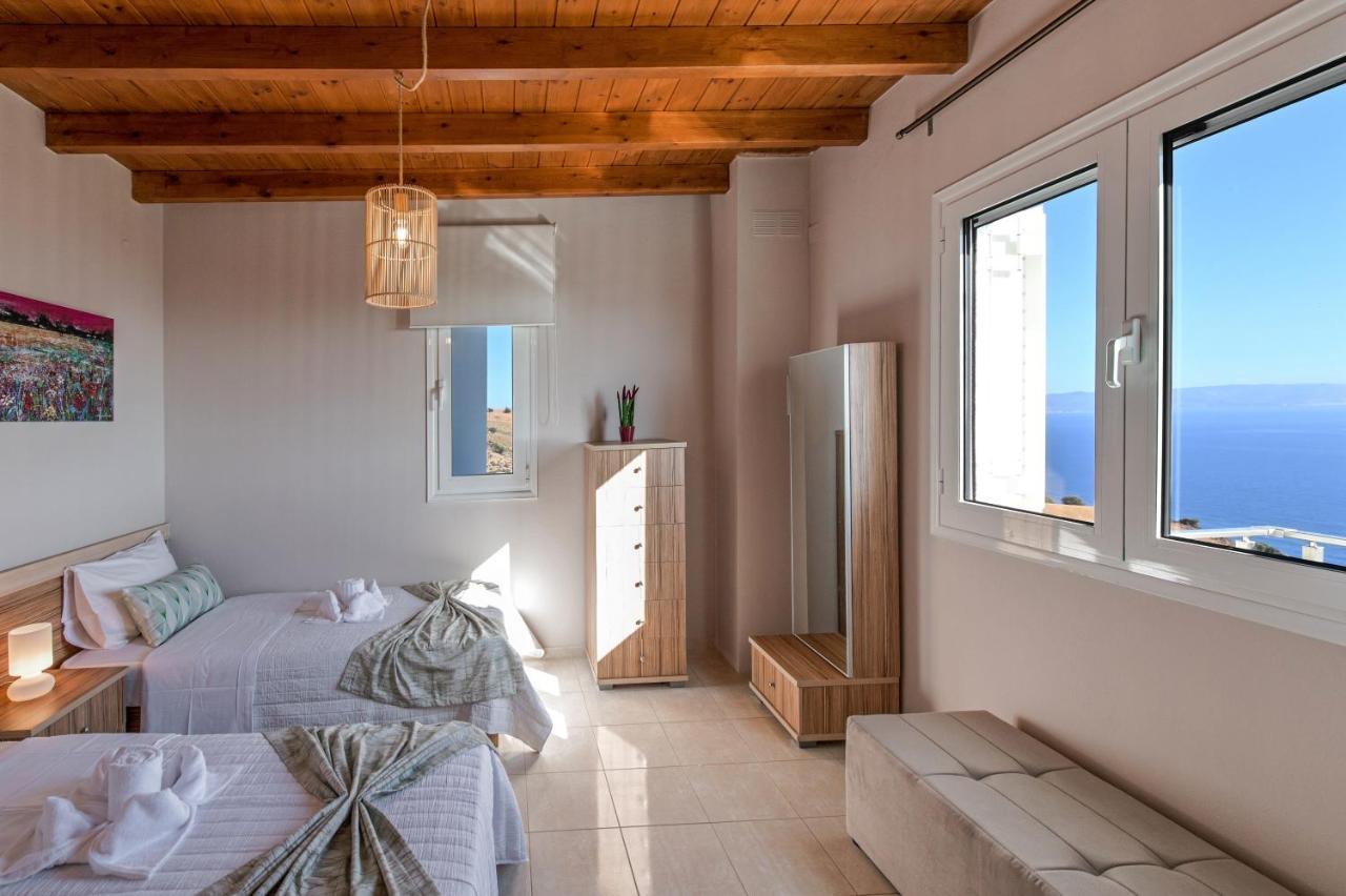 Tranquil Sea View Villa With Private Pool, Just 2Km From The Beach! อาเยียกาลินี ภายนอก รูปภาพ