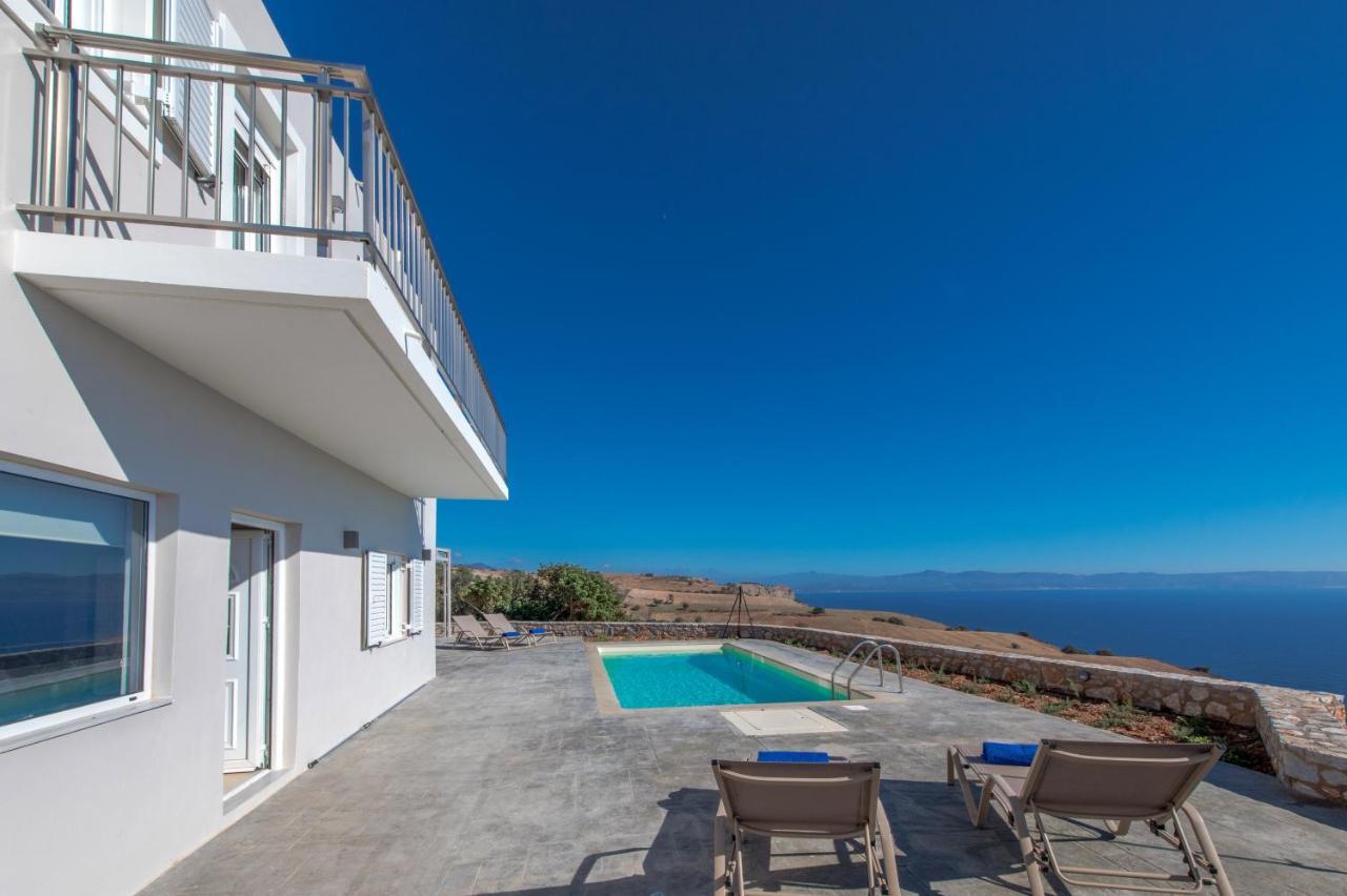 Tranquil Sea View Villa With Private Pool, Just 2Km From The Beach! อาเยียกาลินี ภายนอก รูปภาพ