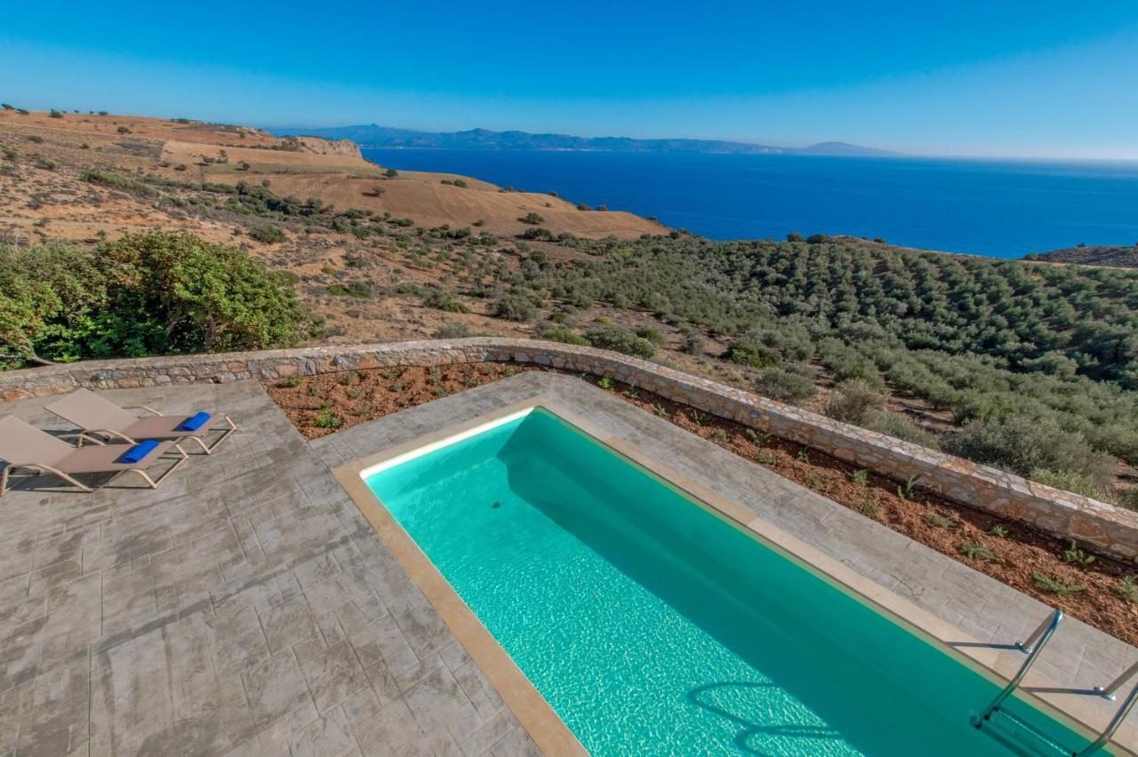 Tranquil Sea View Villa With Private Pool, Just 2Km From The Beach! อาเยียกาลินี ภายนอก รูปภาพ